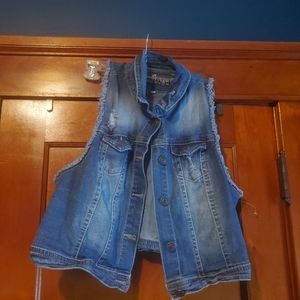Wallflower Denim Vest